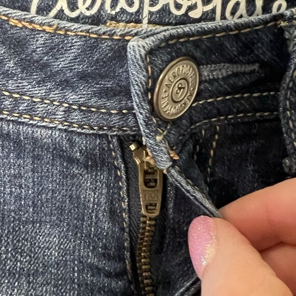 Aeropostale Chelsea Bootcut Jeans Sz 000 Short 24”Wx27”L - Picture 4 of 9